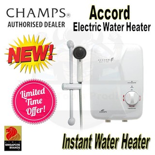 CHAMPS ACCORD INSTANT WATER HEATER/ ELECTRIC WATER HEATER/ COMES WITH ...