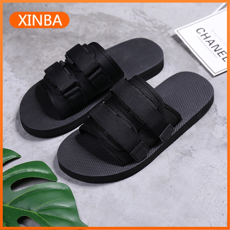 Summer One-word Slippers Outdoor Large Size Beach Shoes Casual Vietnamese Men's Sandals main image 1