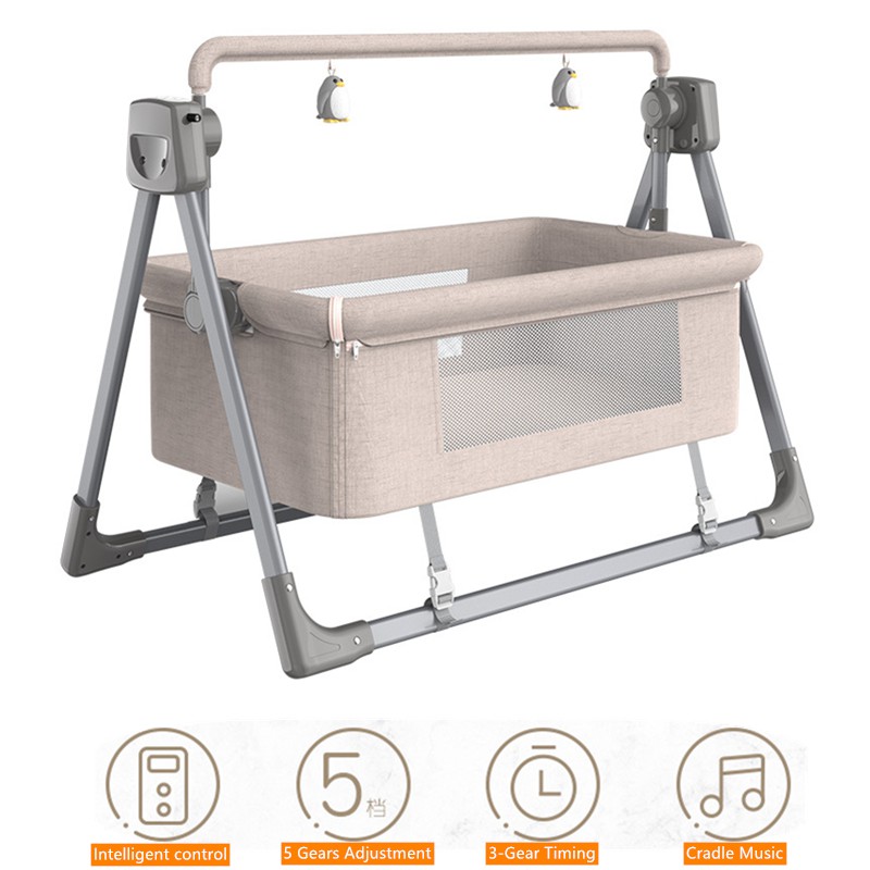 baby auto swing bed