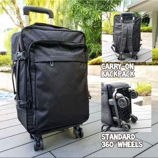 Strong 360° 4-Wheel Trolley Bag / Backpack (SG Seller)