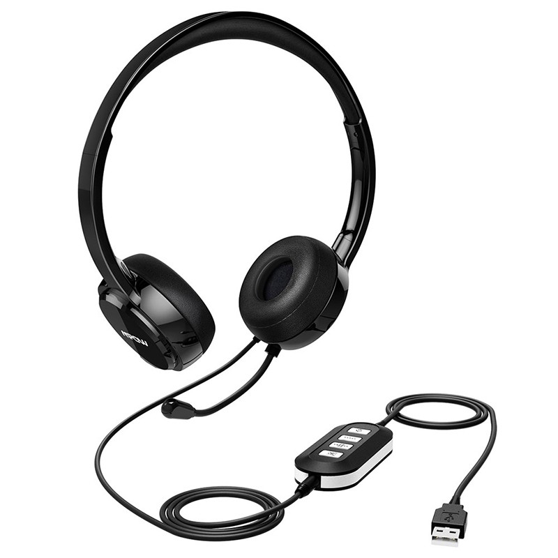 wired usb headset mpow