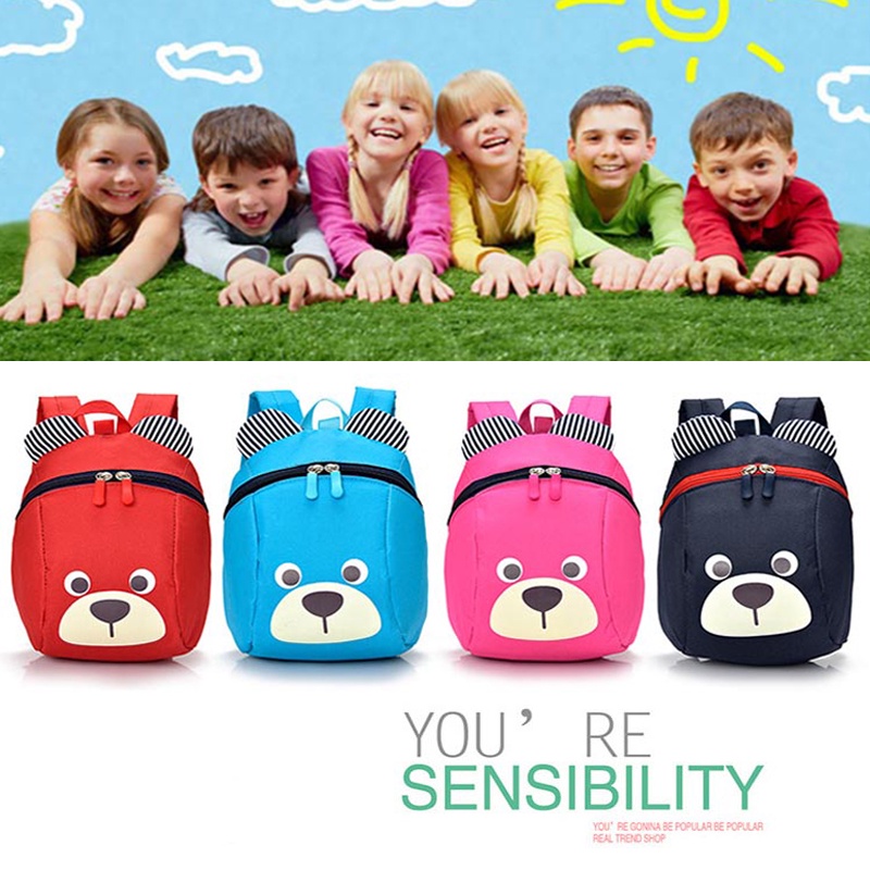 Kids Baby Safety Harness Backpack Leash Child Toddler Antilost Cartoon