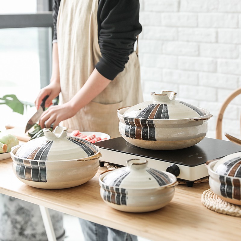 Fan Yue Japanese Claypot Rice Casserole Ceramic Pot Soup Earth Stew Pot Special Shopee Singapore