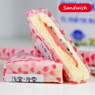 50Pcs Wax Paper Grease Paper Food Wrappers Wrapping Paper  Bread Sandwich Burger Fries Oilpaper Cake Dessert Pad #7