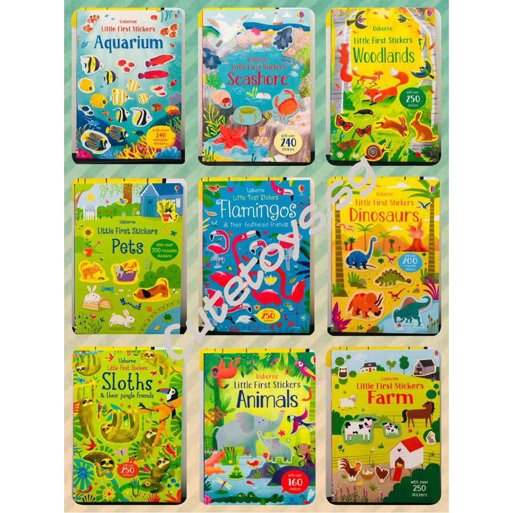 Sg Local Stock 2021 New Usborne Little First Sticker Book Educational Activity Books Gifts Presents Ideas Shopee Singapore