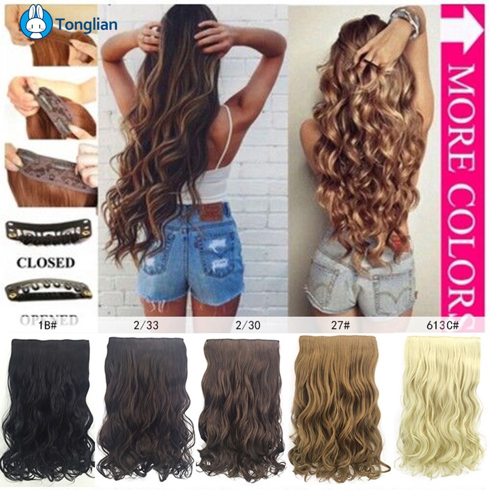 S Hop Messy Bun Hair Piece Extension Lady Wig Women Long Straight