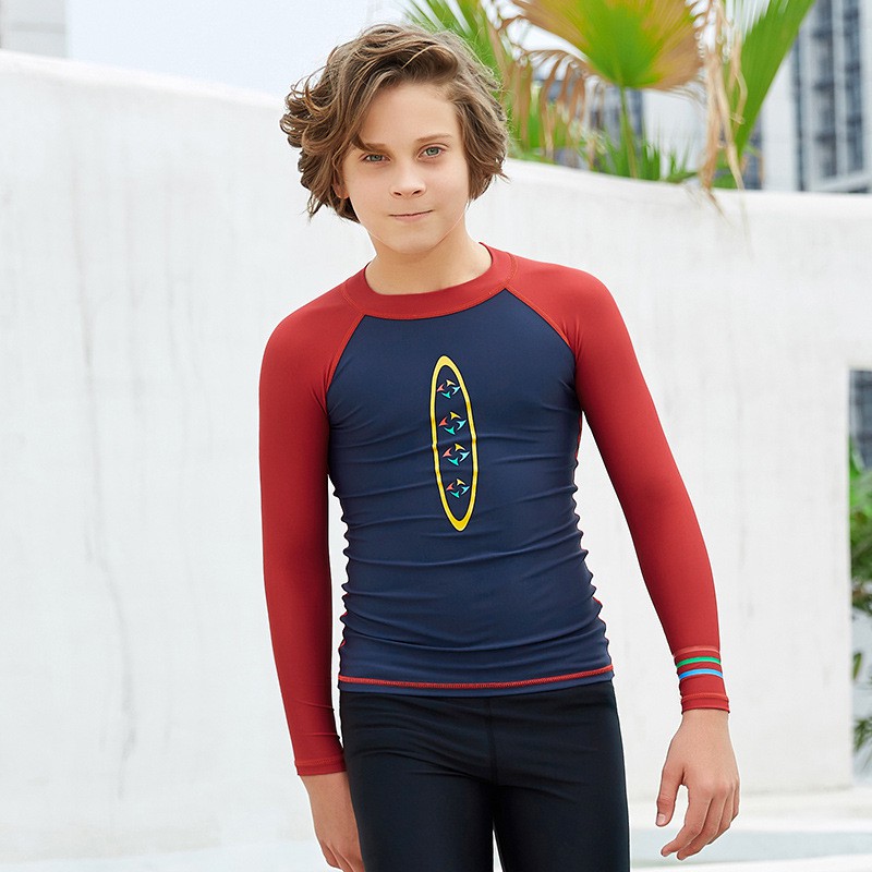 boys long sleeve swim