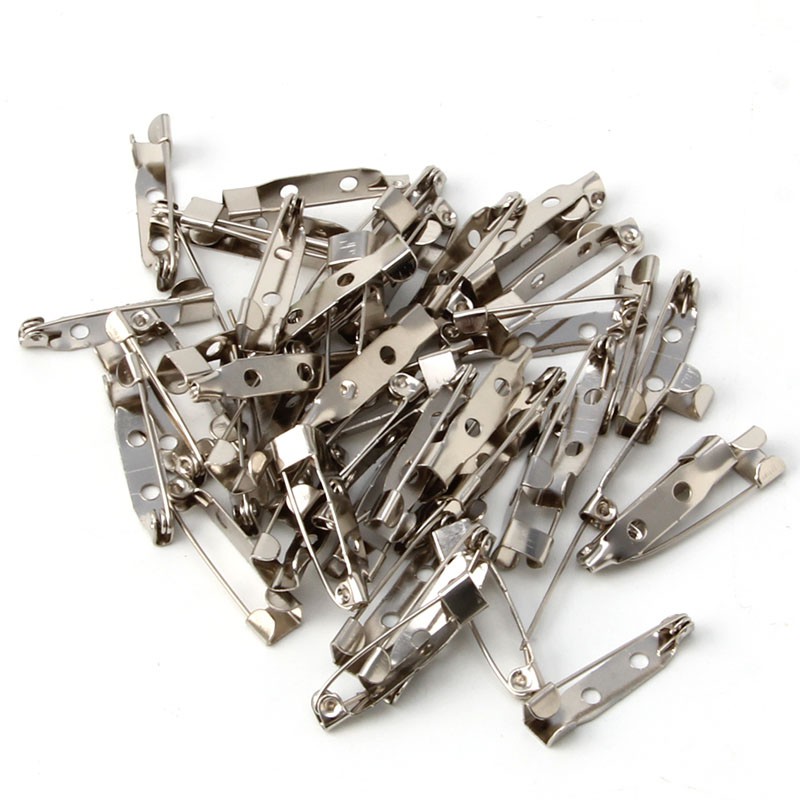 Image of  50PCS Brooch Clip Base Pins Accessories Jewelry Decorative Ally 15 To 40mm #2