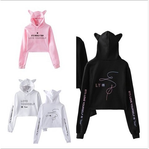 bts hoodie cat ears