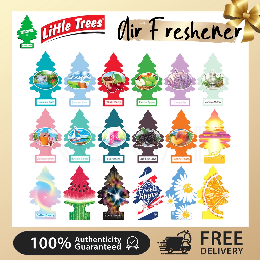 [Little Trees] Air Freshener Car & Home Freshener Shopee Singapore
