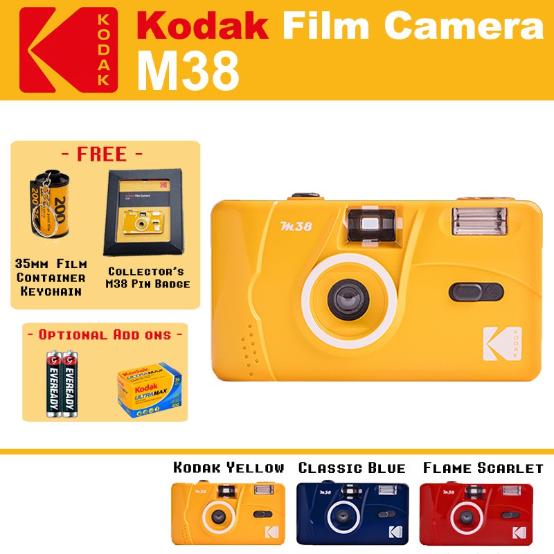 KODAK M38 35mm Roll Film Camera Reloadable M35 Upgrade