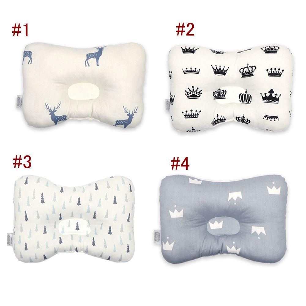 Newborn Baby Head Shaping Pillow Cotton Infant Head Pillow Prevent