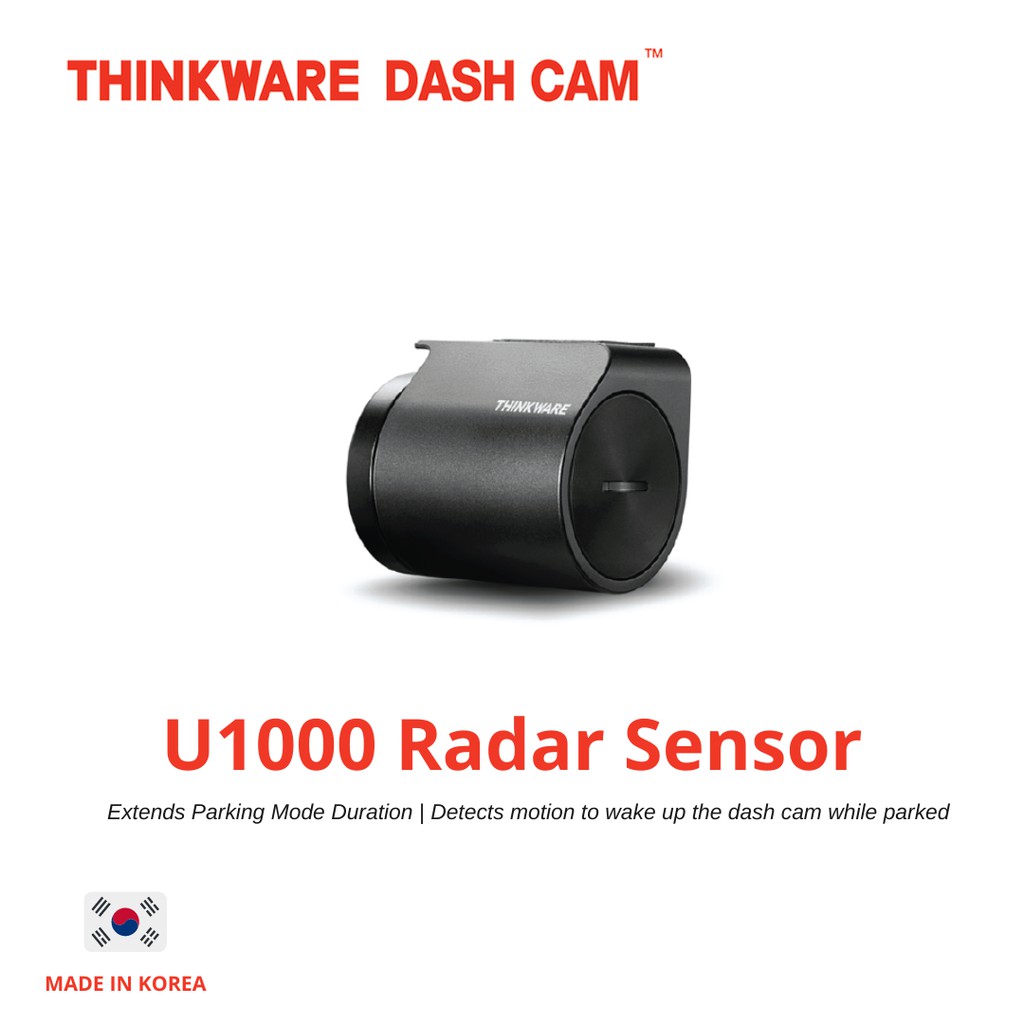 Thinkware U1000 Dash Cam Radar Module Optional Add On Dashcam Car Accessories For Extended Parking Shopee Singapore