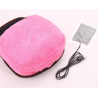 Usb Handwarmer Heated Mouse Mat Pad Keep Your Hand Warm Shopee