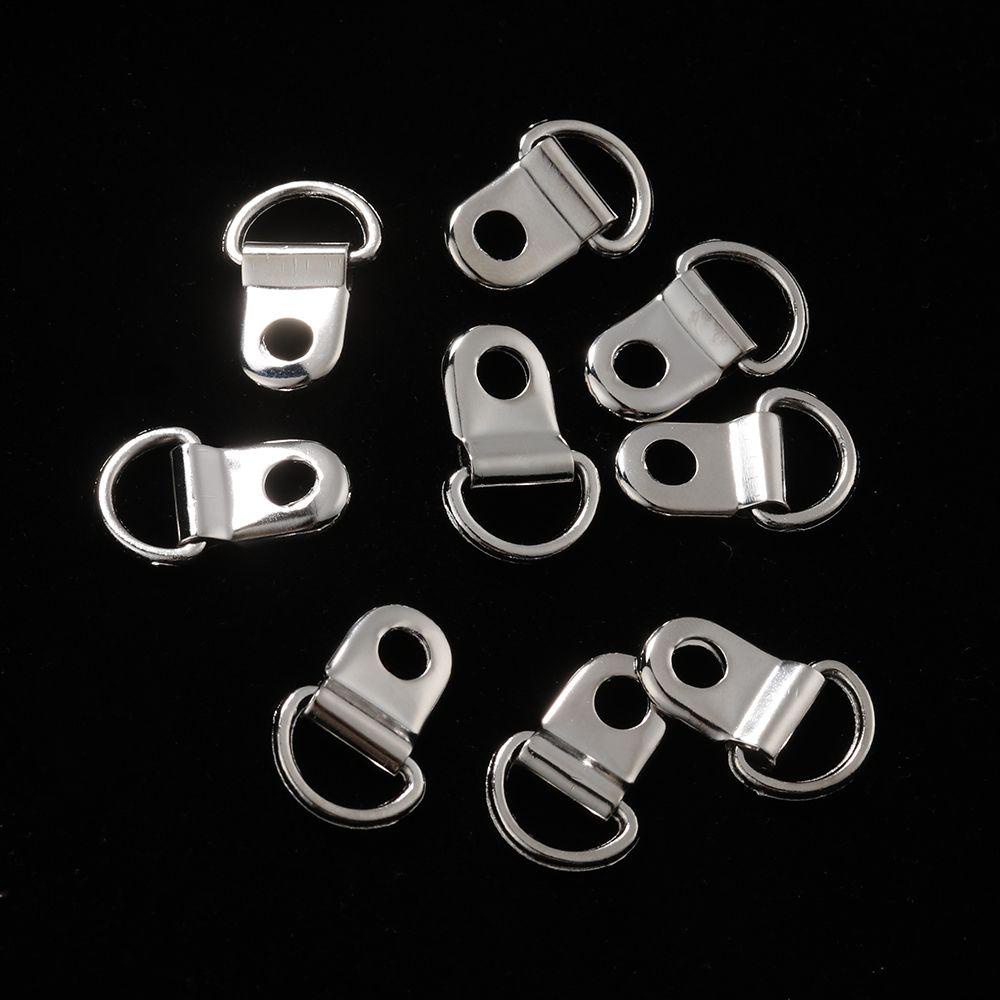 Image of CHIHIRO 10sets/Lot D Ring Buckle High quality Boots Hook DIY Craft Outdoor Carabiner Handbags Clips #6