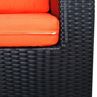 Fiesta Sofa Set II, Orange Cushions   Arena Living  Balcony  Outdoor  Garden  Furniture  Fast Delivery Singapore #6