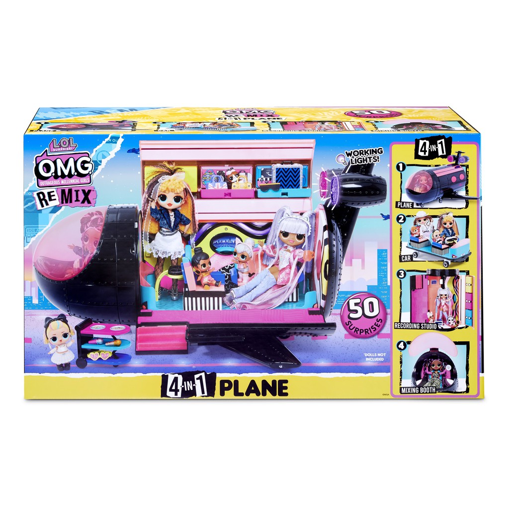 LOL Surprise O.M.G. Remix 4-in-1 Plane 