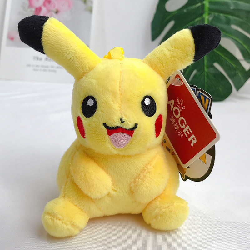 Plush Pikachu Keychain Cartoon Pokemon Car Key Chain Bag Pendant Lanyard Gift Shopee Singapore