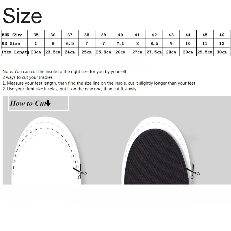 Image of Stretch Breathable Deodorant Running Cushion Insoles Orthopedic Pad Memory Foam Man Women Insoles #8