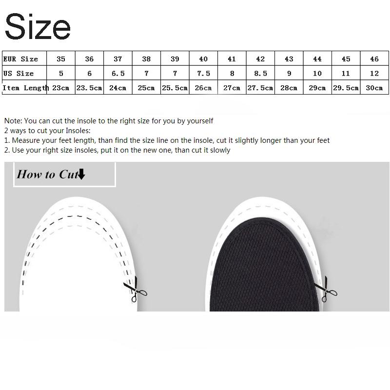 Image of thu nhỏ Stretch Breathable Deodorant Running Cushion Insoles Orthopedic Pad Memory Foam Man Women Insoles #8