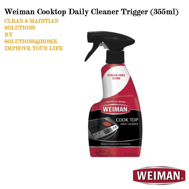 Weiman Cooktop Daily Cleaner Trigger 355ml Shopee Singapore