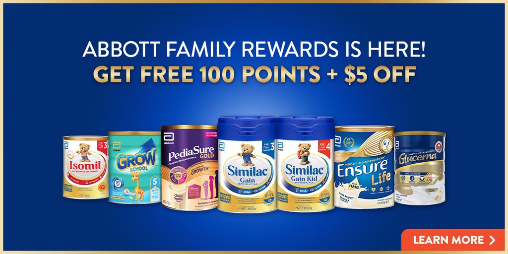 Abbott's Nutrition, Online Shop Shopee Singapore