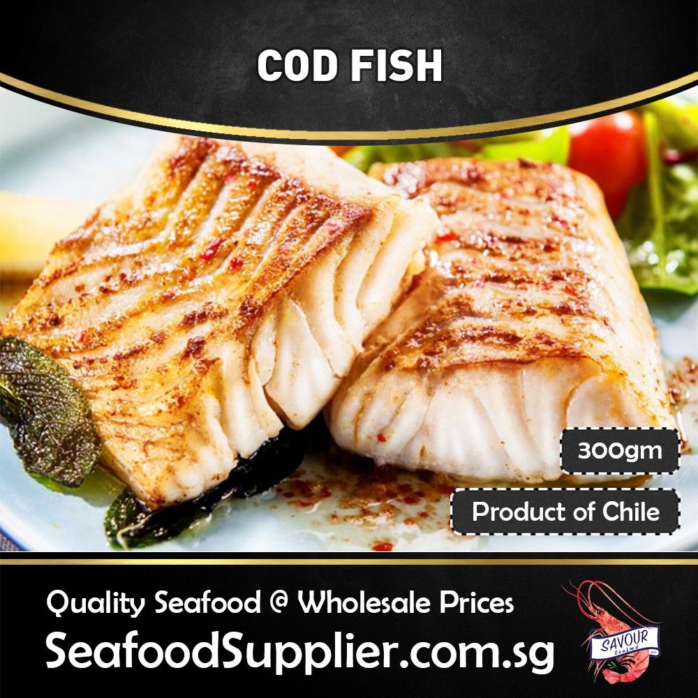 Cod Fish Portion Cut (300gm) (Savour Seafood) | Shopee Singapore