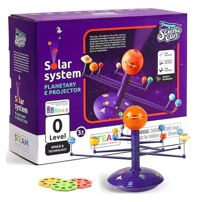 Solar System Model Kit Planetarium Projector Children LED Light Kid Projector educational toys Kids Gift Stem toys Gift