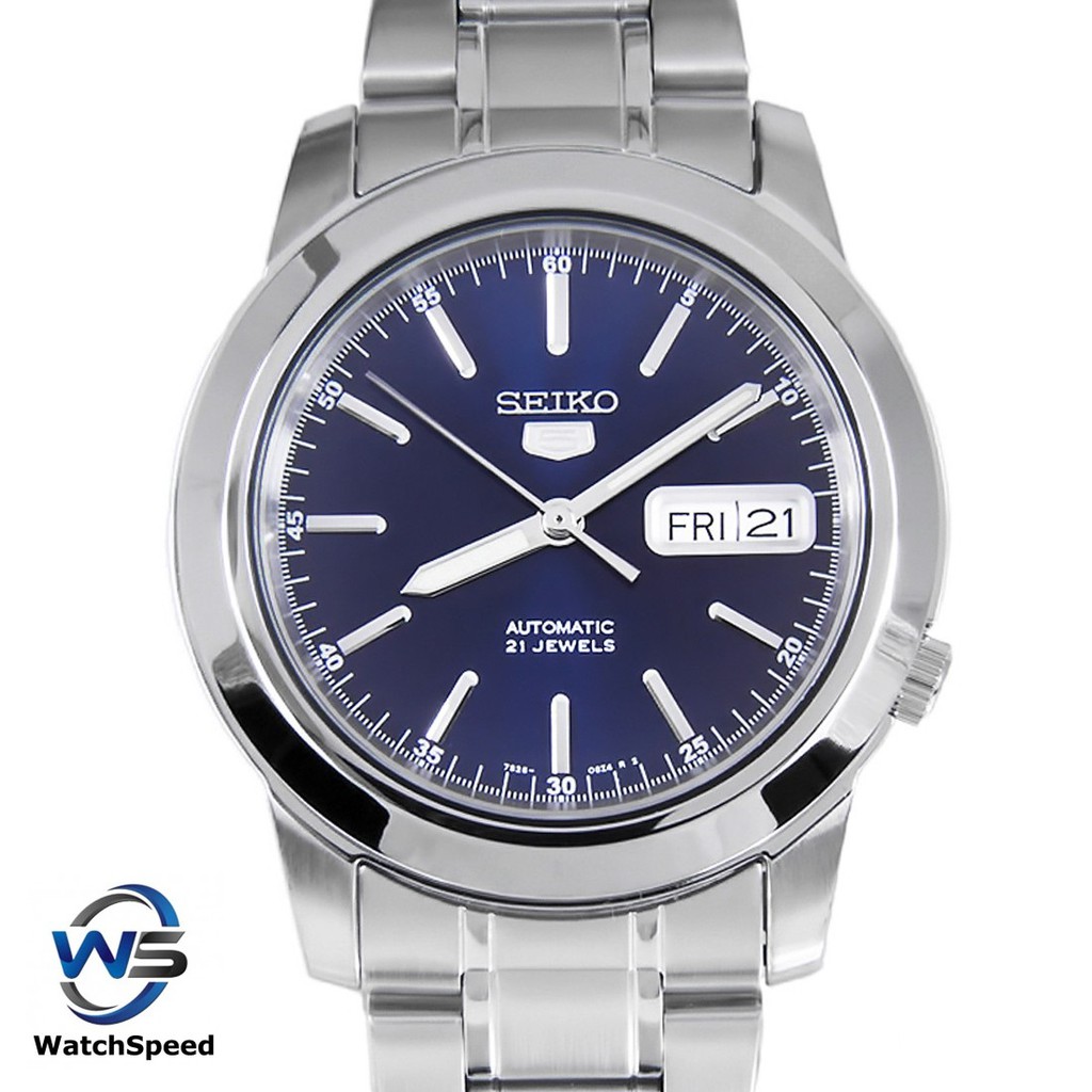 seiko 5 dark blue