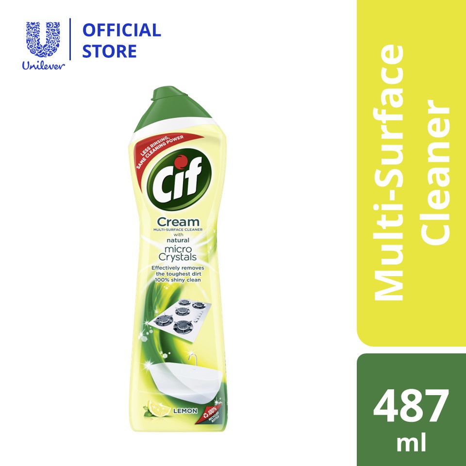 Cif Cream Surface Cleaner 660g (Lemon / Original) Shopee Singapore