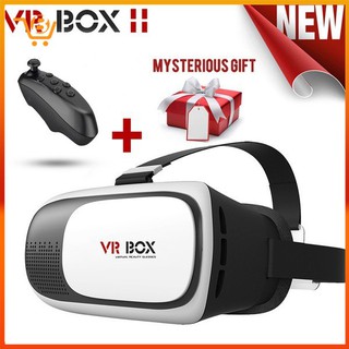 VR 3D Glasses Google Cardboard Virtual Reality Glasses Bluetooth Remote Control