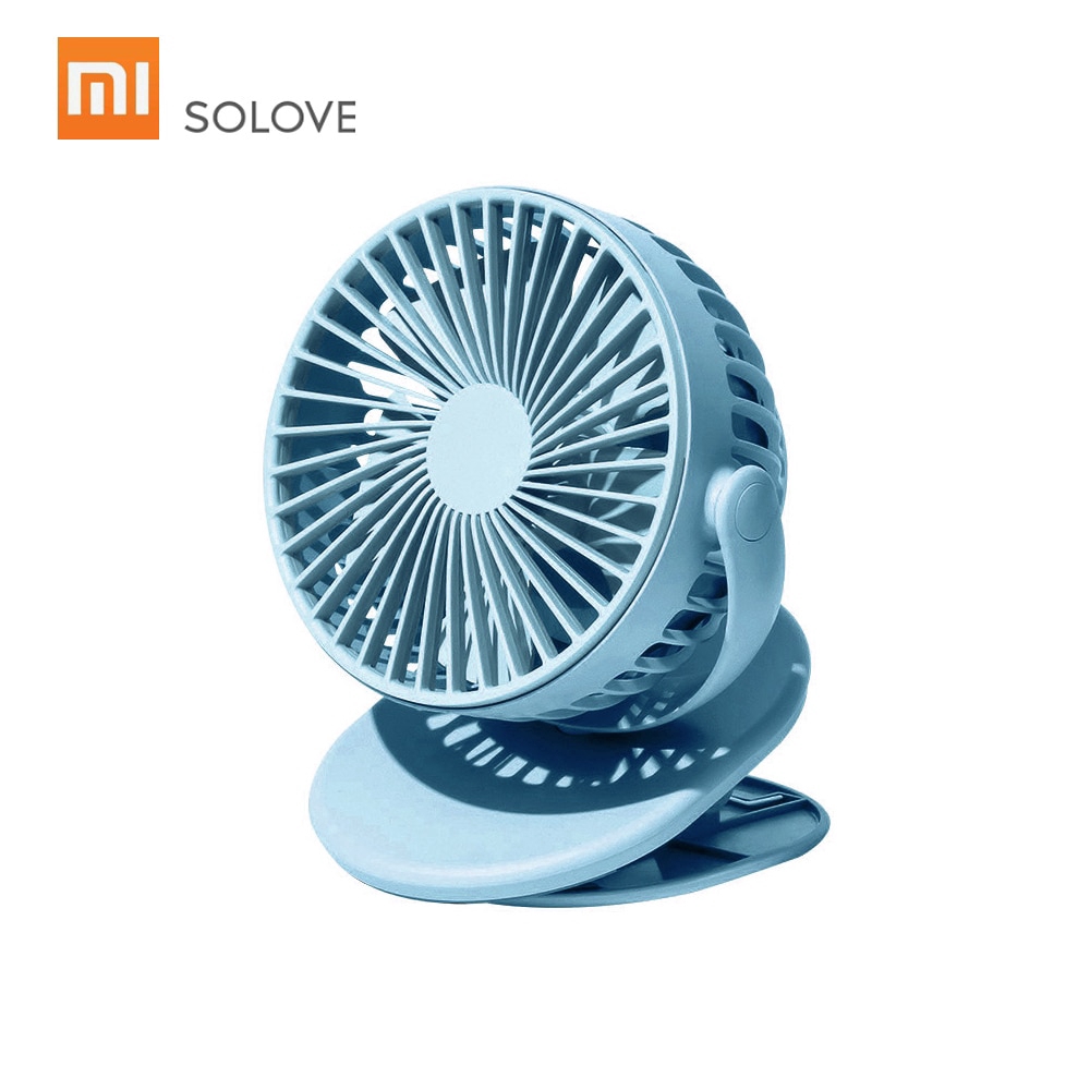 Xiaomi Solove Clip Fan Usb Mini Fan Flexible 360 Degree Rotation 3 Sppeeds Adjustable Handy Table Desktop Cooling Fan Shopee Singapore