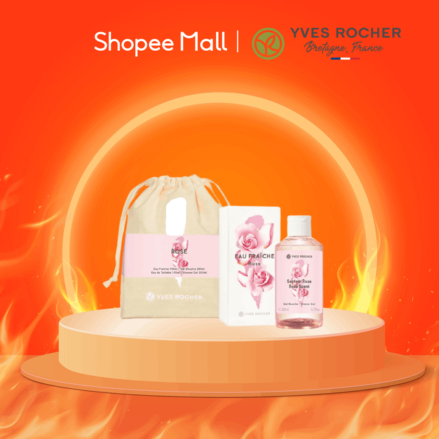 Yves Rocher One Collection Rose Edt Set X Shopee Brand Box Shopee Singapore