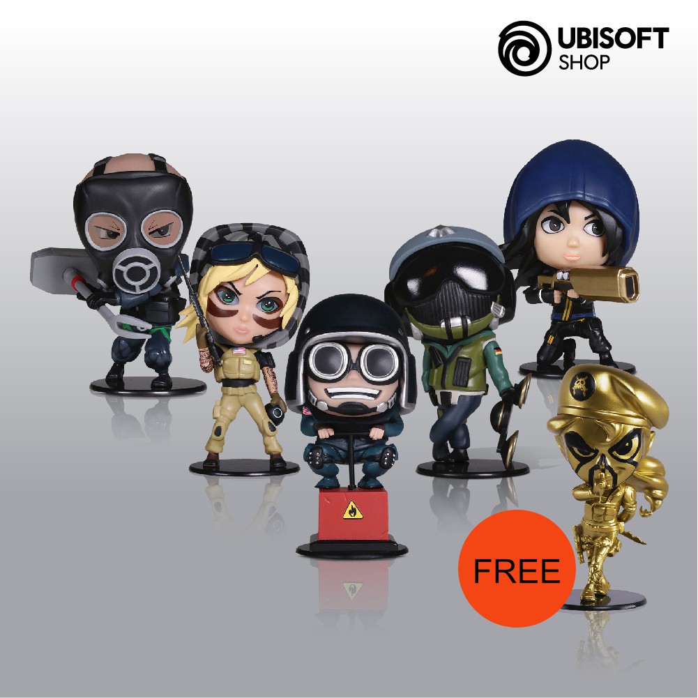 Rainbow Six Siege Six Collection Chibi Series 2 SET (6pcs) Ubisoft Shopee Singapore