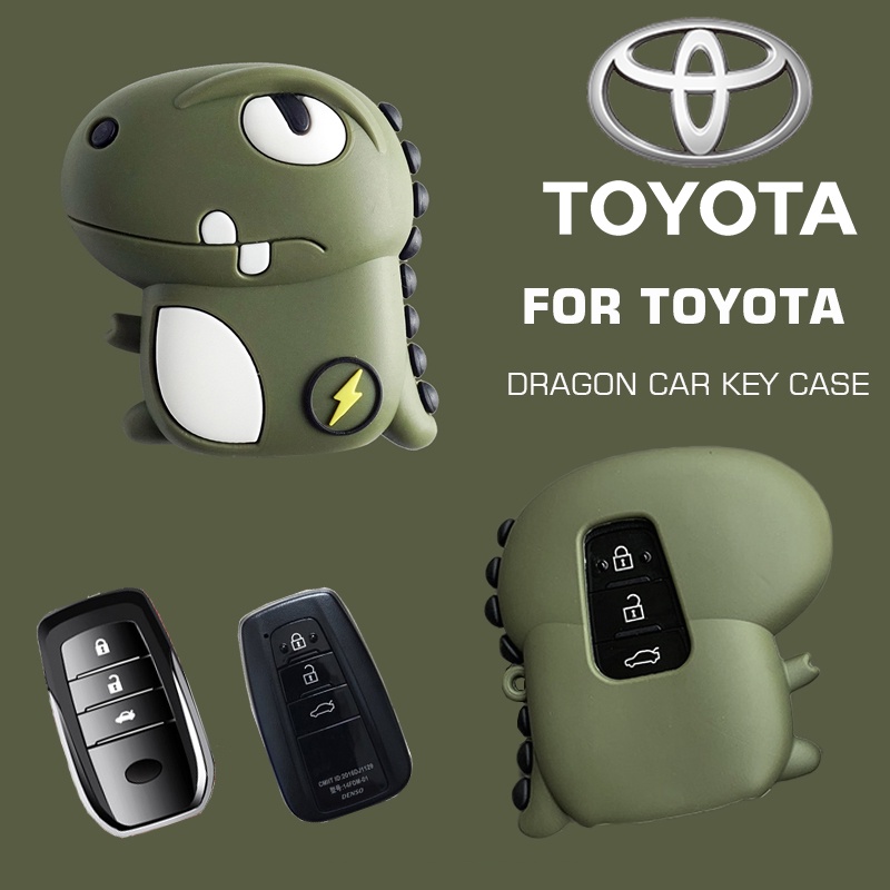 TPU Car Remote Key Case Cover Shell Fob For Toyota Corolla Prius Camry - View #5