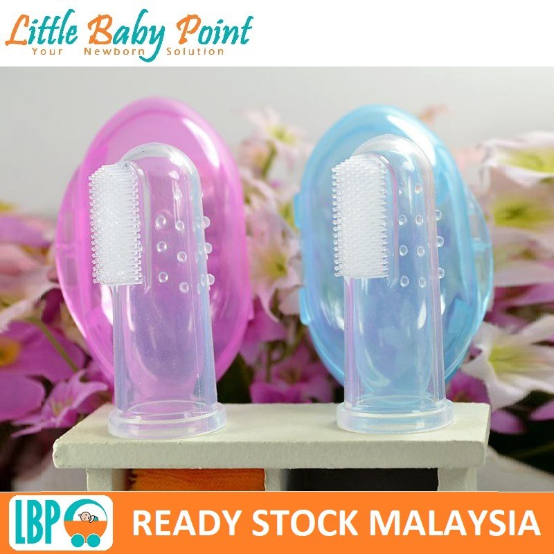 soft finger brush for baby tongue