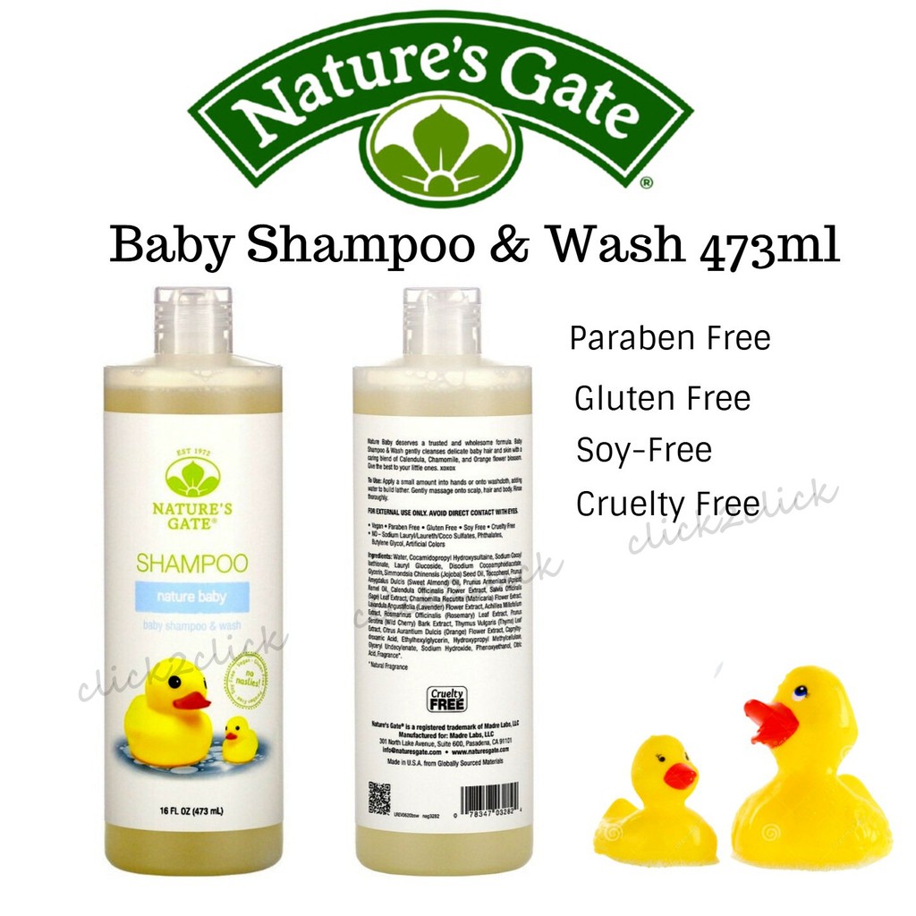 nature's gate baby shampoo