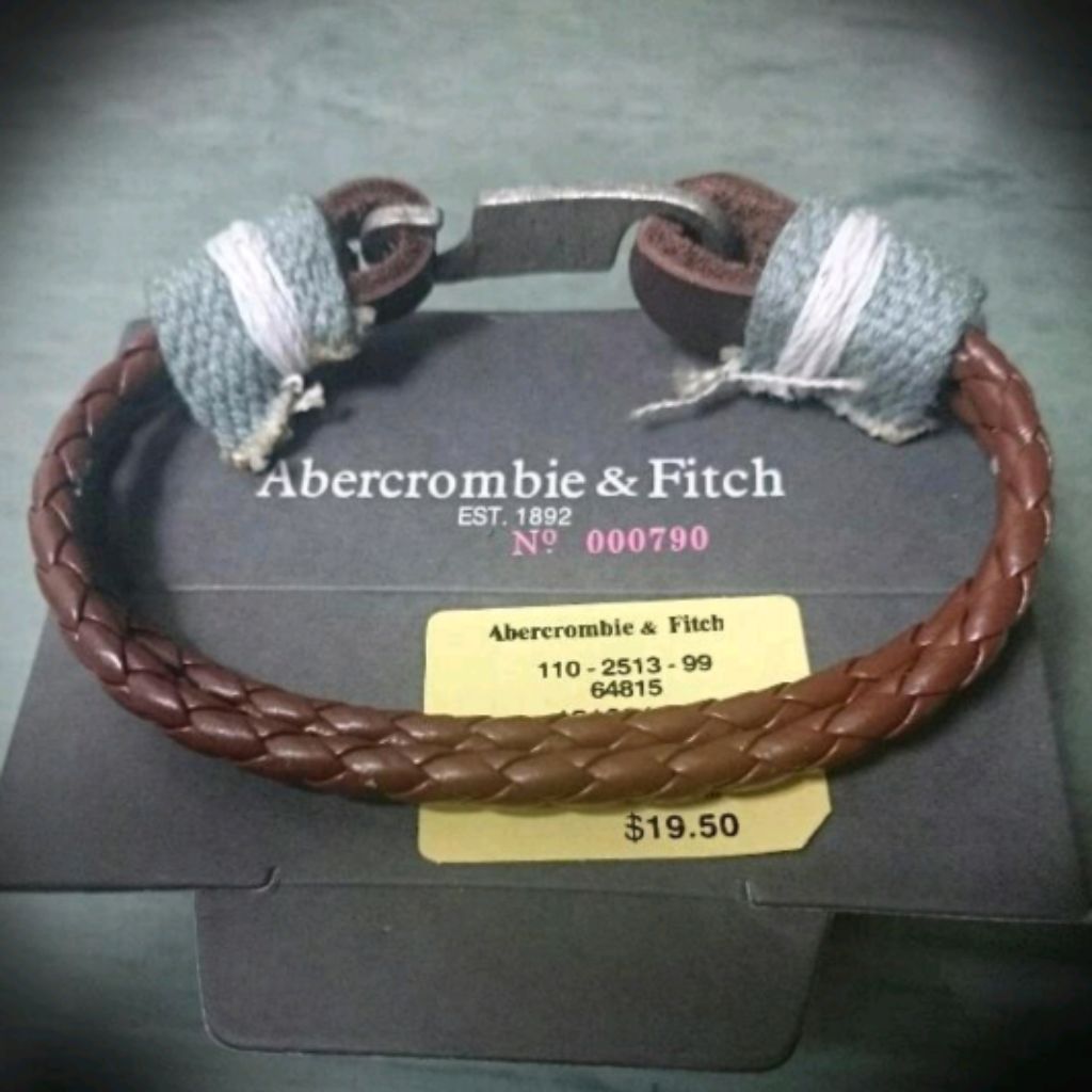 Abercrombie \u0026 Fitch Braided Leather 