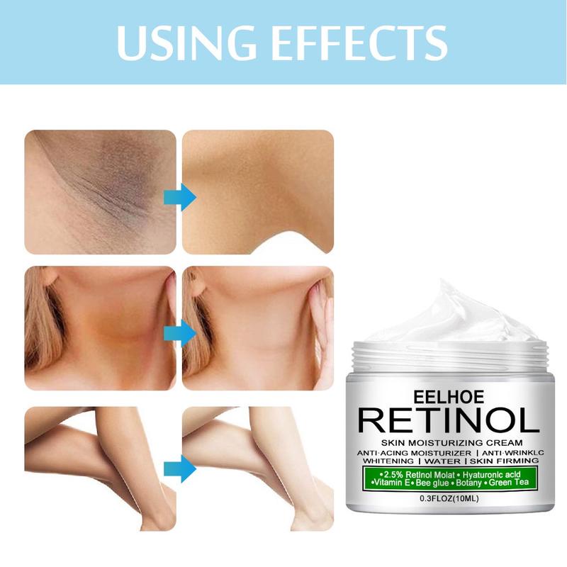 Eelhoe Retinol Molat Vitamin E Whitening Cream 50ml Underarm Armpit Legs Knees Whole Body 8020