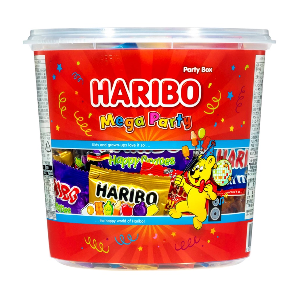 Haribo Mega Party Drum 1000g (Online Exclusive) | Shopee Singapore