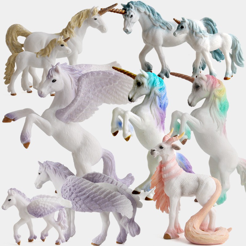 Unicorn Animal Toys Realistic Unicorn Plastic Animals 