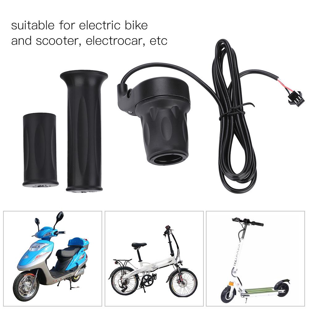 Electric Bike Throttle Grip Twist Left//Right Thumb Throttle Electric Bicycle Speed Controller 1 Pair Universal Electric Bike E-Bike Scooter Twist Speed Throttle For 22.5mm Handlebar Grips