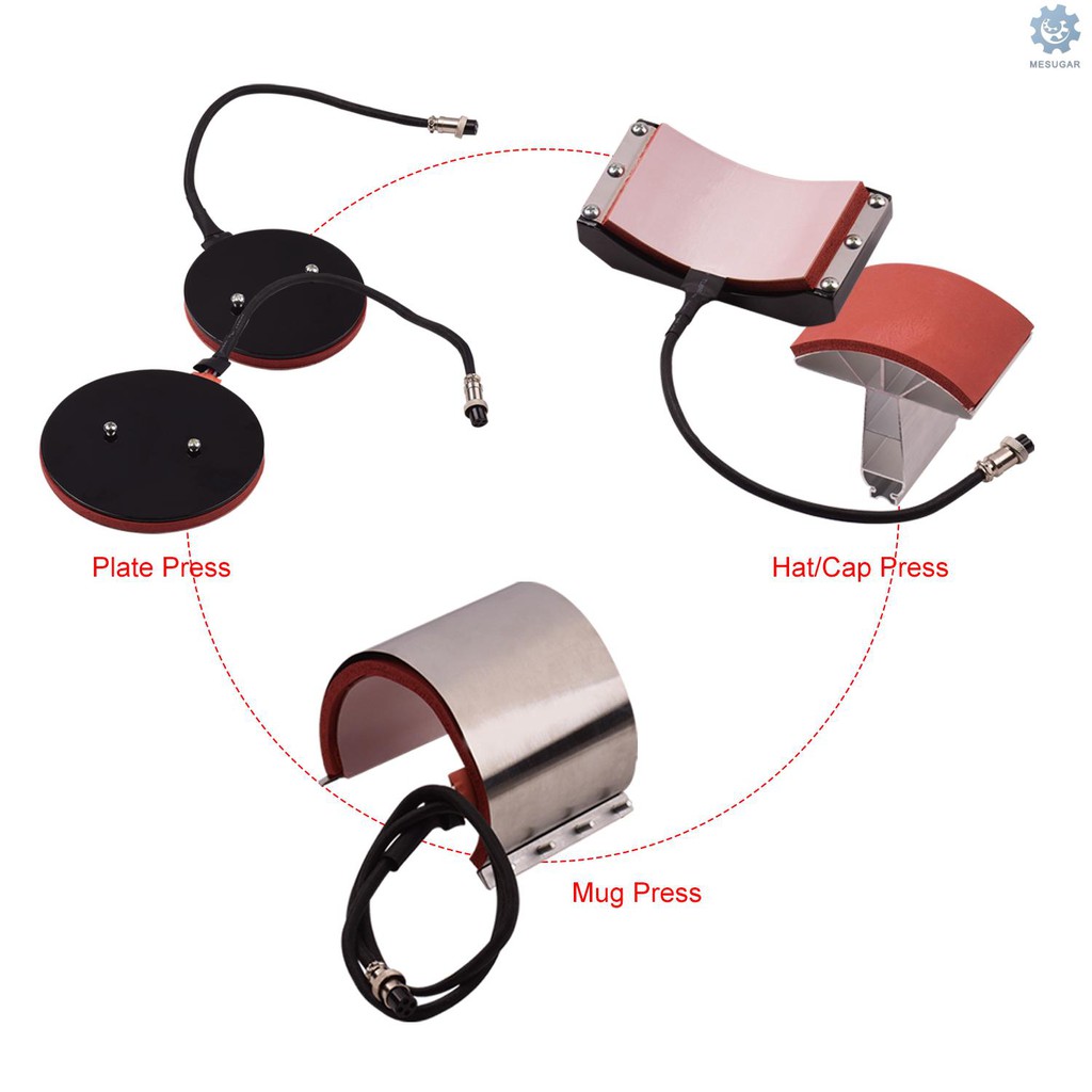 5 in 1 combo heat press