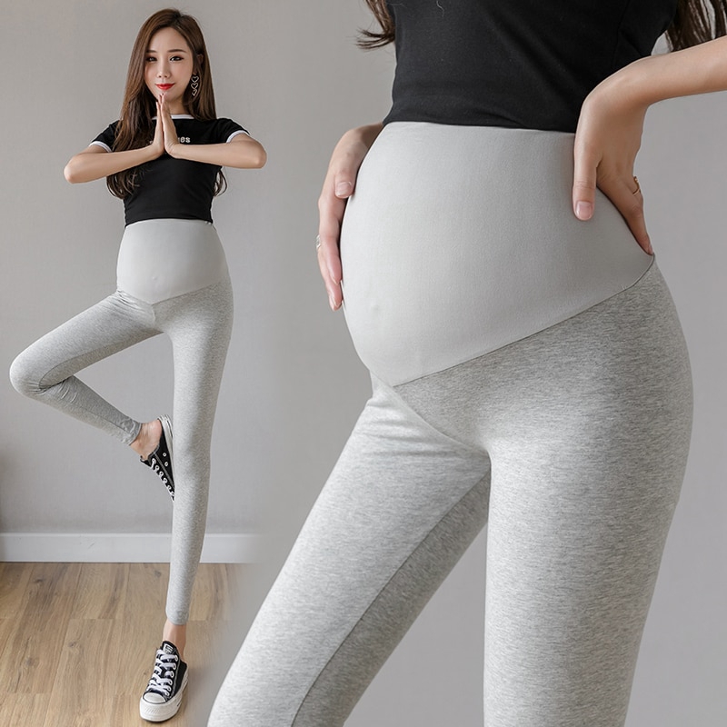 Black Bump & Back Support Maternity Leggings