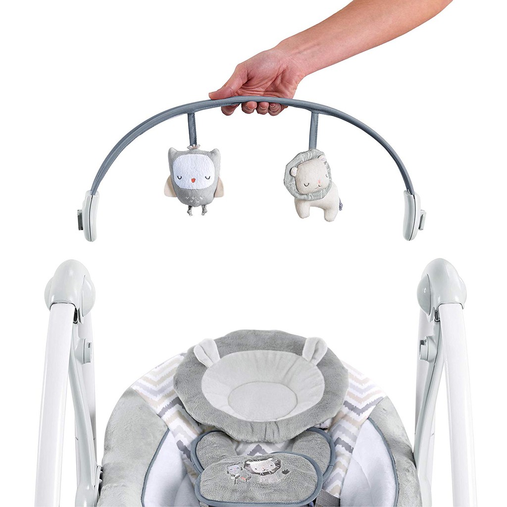 ingenuity braden power adapt portable swing