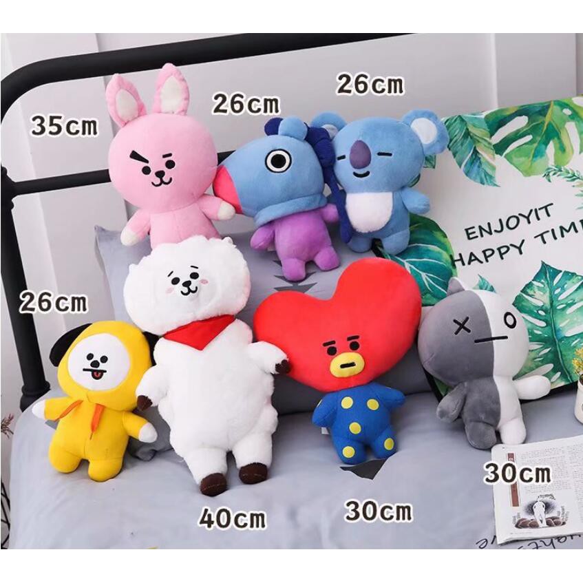 OFFICIAL 2640cm Kpop BTS BT21 Plush Toys Stuffed Toy