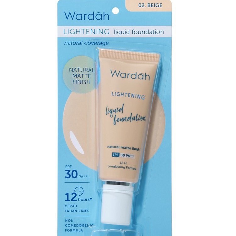 wardah liquid foundation lightening