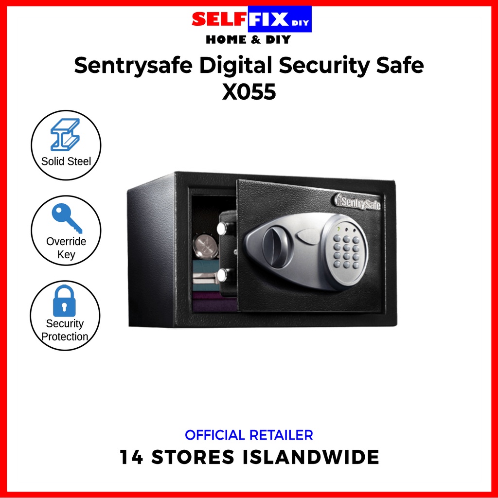 SentrySafe X055 Security Digital Safe Sentry Safe Box Safebox | Shopee ...