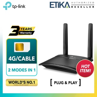 Tl Mr100 4g 300mbps Unlock All Operator Wifi Router Modem Tplink Wifi Router Shopee Singapore