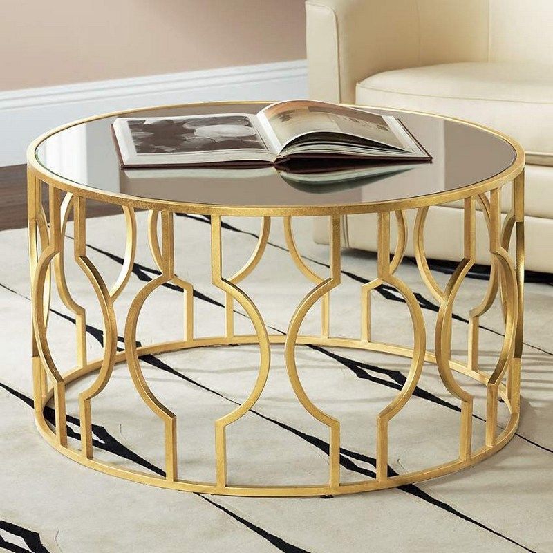 Nordic Iron Tempered Glass Coffee Table Creative Personality Round Coffee Table Simple Modern Small Family Coffee Table Tea Table Shopee Singapore